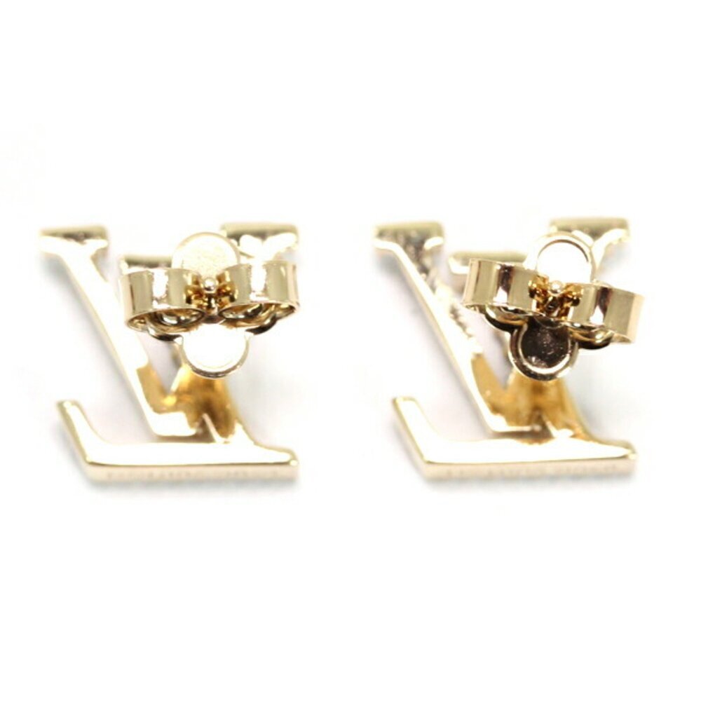 LOUIS VUITTON Gold Earrings - Picture 4 of 8